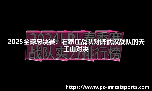 2025全球总决赛：石家庄战队对阵武汉战队的天王山对决